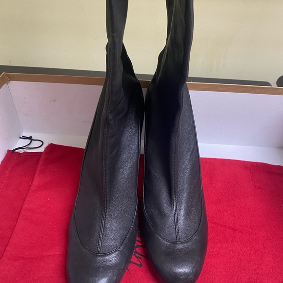 Christian Louboutin Black Over the Knee Boots - Picture 3 of 10